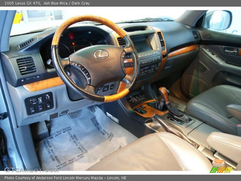 Ash Blue Mica / Dark Gray 2005 Lexus GX 470