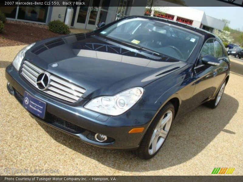 Black / Black 2007 Mercedes-Benz CLS 550