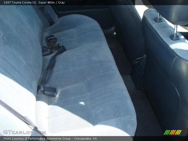 Super White / Gray 1997 Toyota Corolla CE