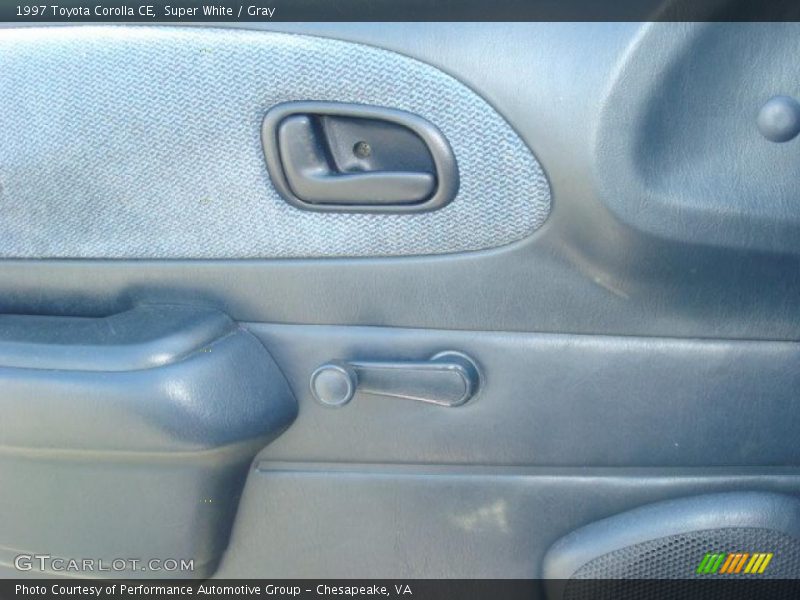 Super White / Gray 1997 Toyota Corolla CE