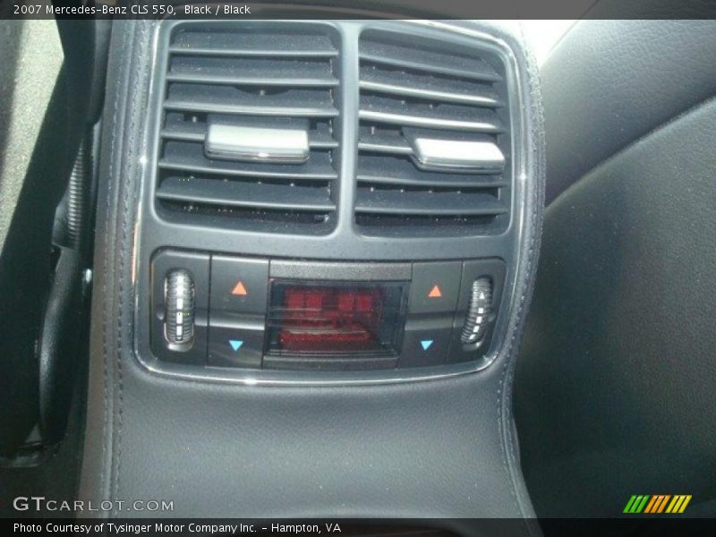 Black / Black 2007 Mercedes-Benz CLS 550