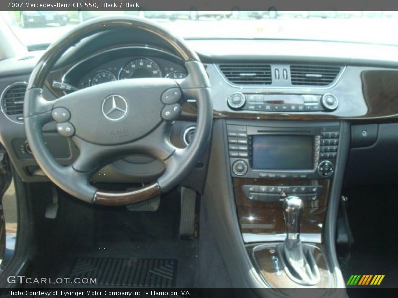 Black / Black 2007 Mercedes-Benz CLS 550