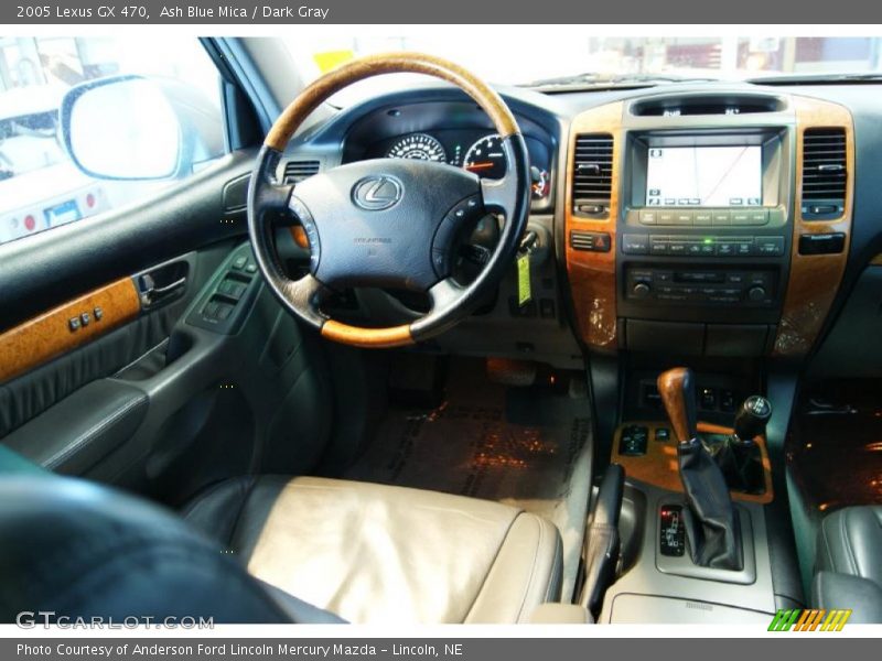 Ash Blue Mica / Dark Gray 2005 Lexus GX 470