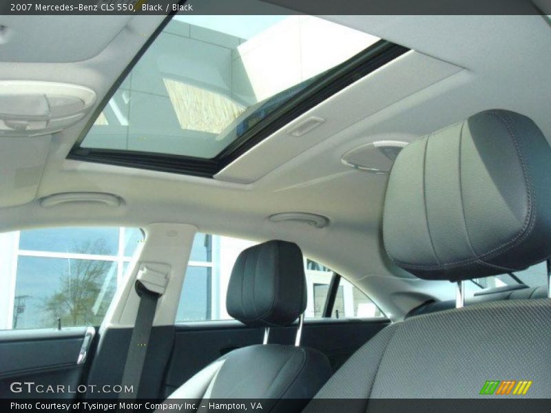 Black / Black 2007 Mercedes-Benz CLS 550