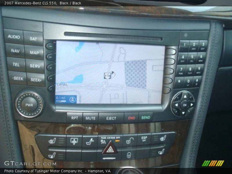 Black / Black 2007 Mercedes-Benz CLS 550