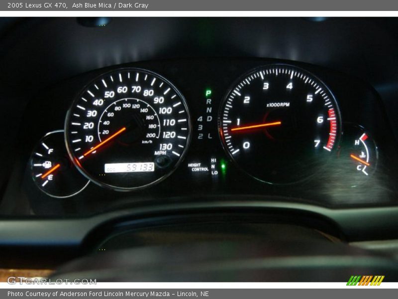 Ash Blue Mica / Dark Gray 2005 Lexus GX 470