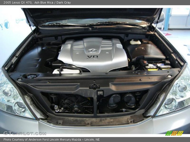 Ash Blue Mica / Dark Gray 2005 Lexus GX 470
