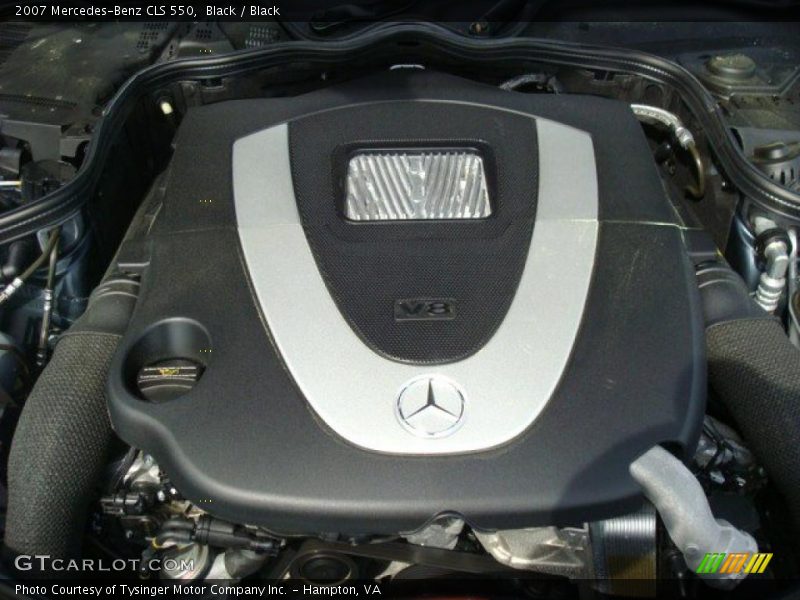 Black / Black 2007 Mercedes-Benz CLS 550
