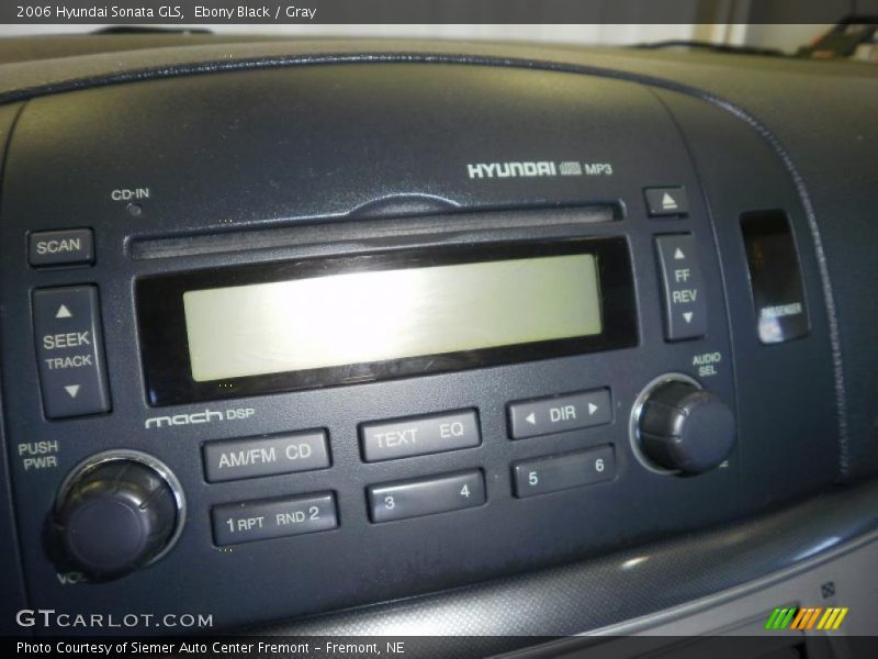 Ebony Black / Gray 2006 Hyundai Sonata GLS