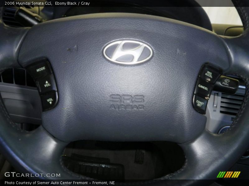 Ebony Black / Gray 2006 Hyundai Sonata GLS