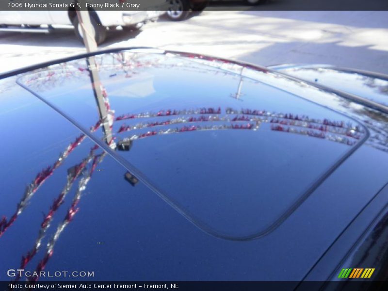 Ebony Black / Gray 2006 Hyundai Sonata GLS