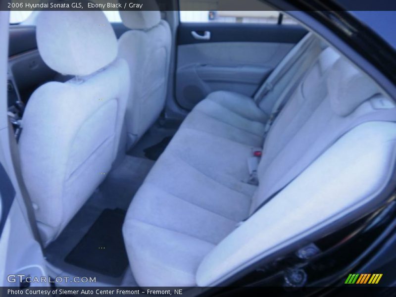 Ebony Black / Gray 2006 Hyundai Sonata GLS
