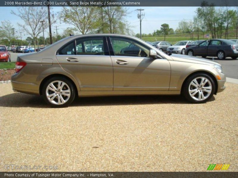 Sand Beige Metallic / Savanna/Cashmere 2008 Mercedes-Benz C 300 Luxury