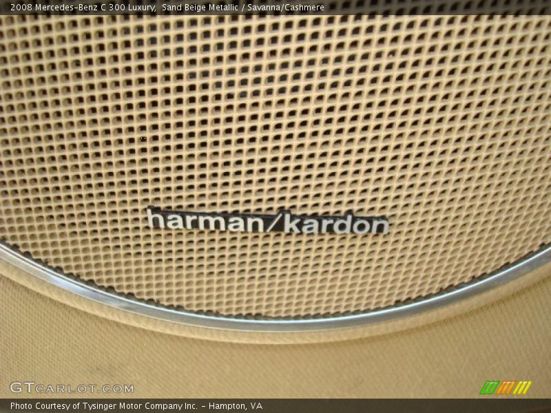 Sand Beige Metallic / Savanna/Cashmere 2008 Mercedes-Benz C 300 Luxury