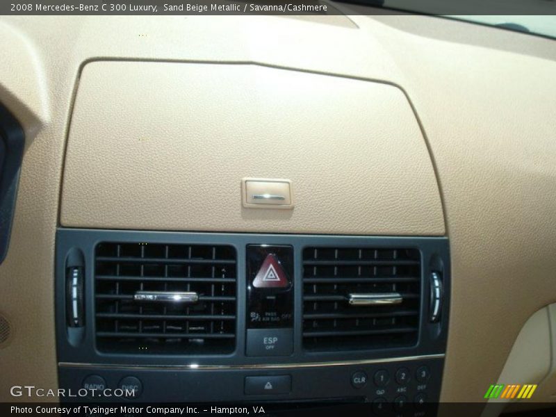 Sand Beige Metallic / Savanna/Cashmere 2008 Mercedes-Benz C 300 Luxury