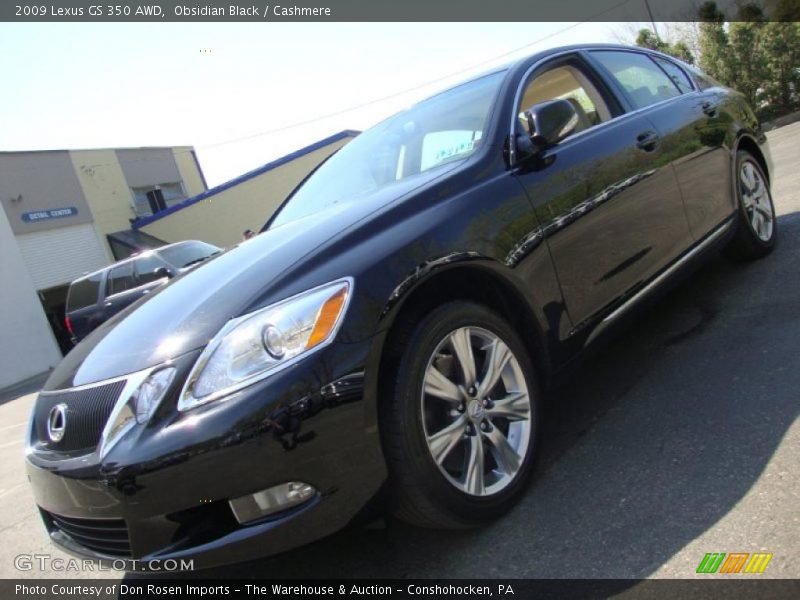 Obsidian Black / Cashmere 2009 Lexus GS 350 AWD