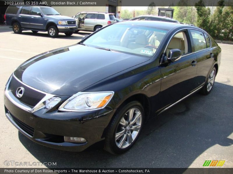 Obsidian Black / Cashmere 2009 Lexus GS 350 AWD