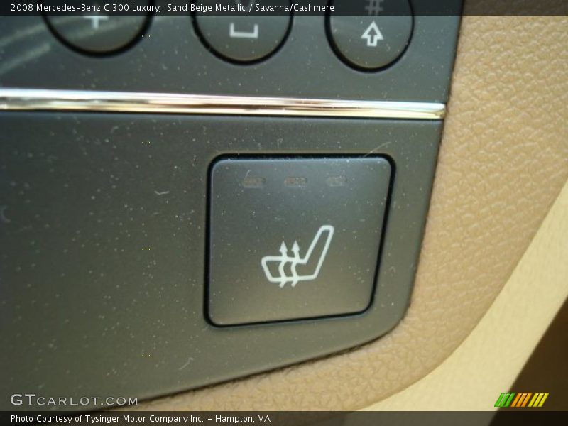 Sand Beige Metallic / Savanna/Cashmere 2008 Mercedes-Benz C 300 Luxury