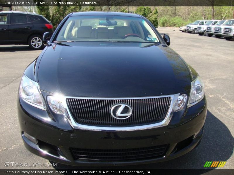 Obsidian Black / Cashmere 2009 Lexus GS 350 AWD