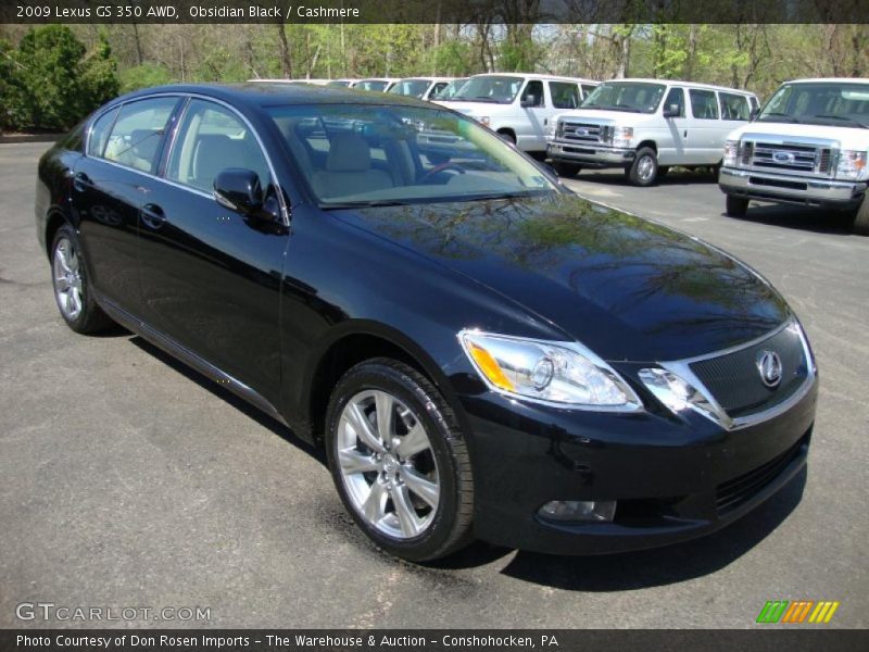 Obsidian Black / Cashmere 2009 Lexus GS 350 AWD