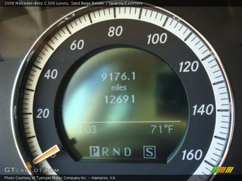 Sand Beige Metallic / Savanna/Cashmere 2008 Mercedes-Benz C 300 Luxury