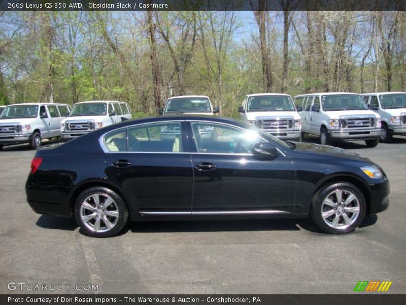 Obsidian Black / Cashmere 2009 Lexus GS 350 AWD