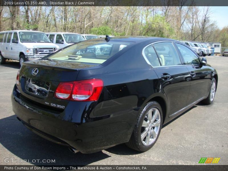 Obsidian Black / Cashmere 2009 Lexus GS 350 AWD