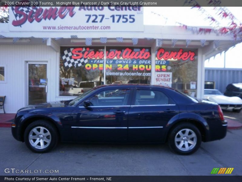 Midnight Blue Pearlcoat / Dark Slate Gray/Light Graystone 2006 Chrysler 300 Touring