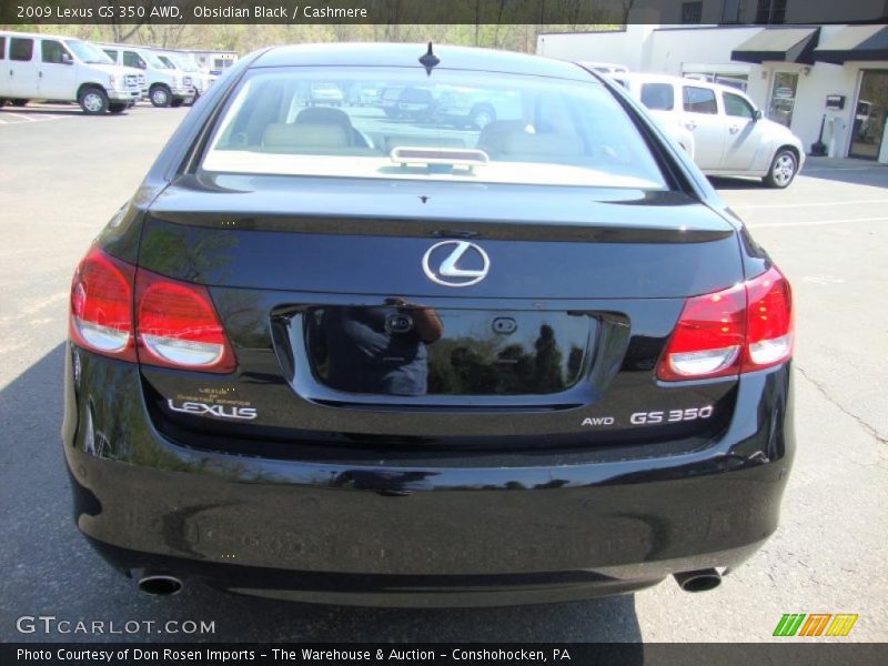Obsidian Black / Cashmere 2009 Lexus GS 350 AWD
