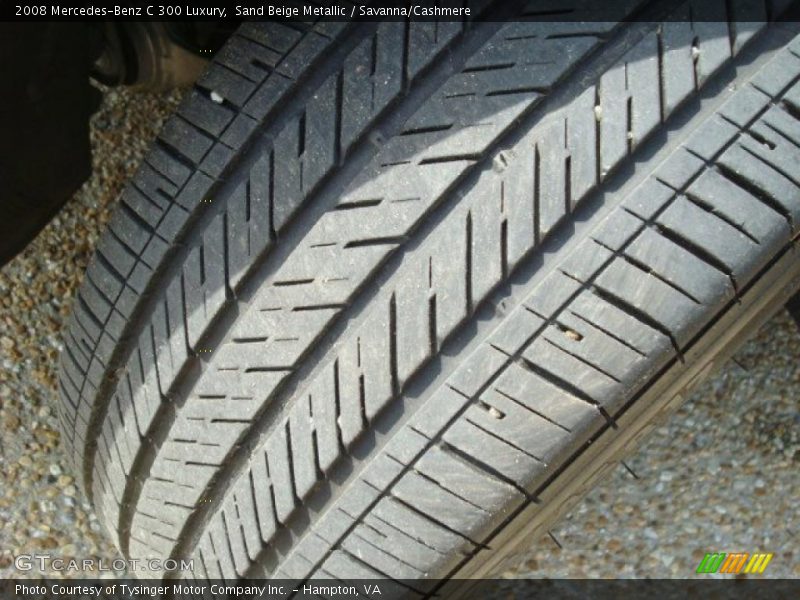 Sand Beige Metallic / Savanna/Cashmere 2008 Mercedes-Benz C 300 Luxury