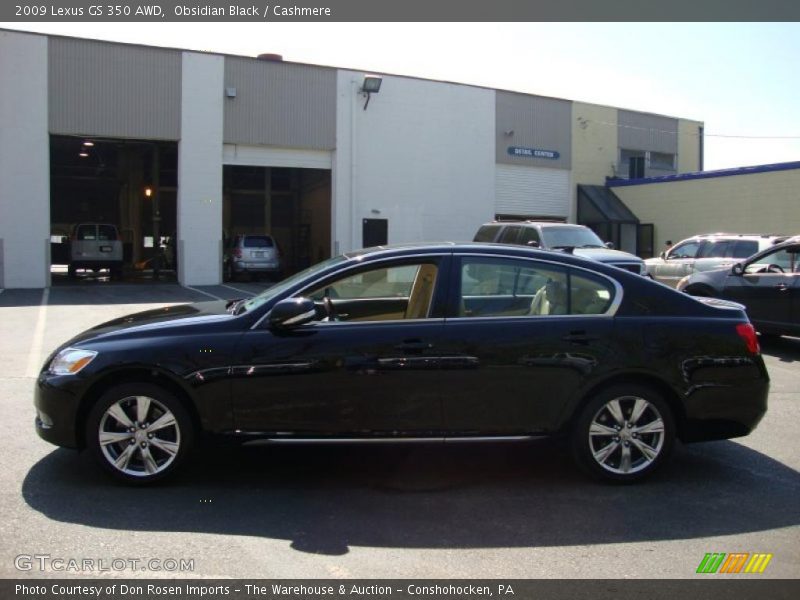 Obsidian Black / Cashmere 2009 Lexus GS 350 AWD
