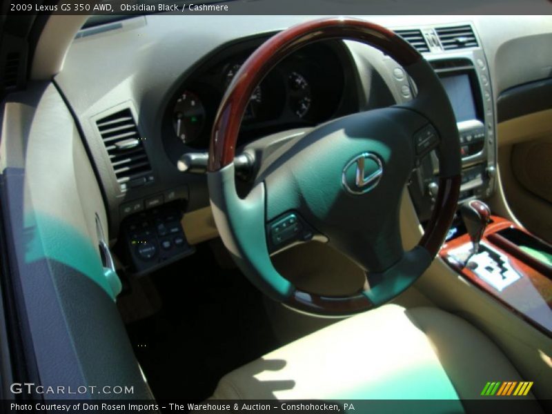 Obsidian Black / Cashmere 2009 Lexus GS 350 AWD