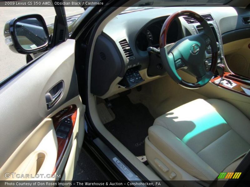 Obsidian Black / Cashmere 2009 Lexus GS 350 AWD