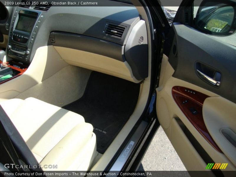 Obsidian Black / Cashmere 2009 Lexus GS 350 AWD