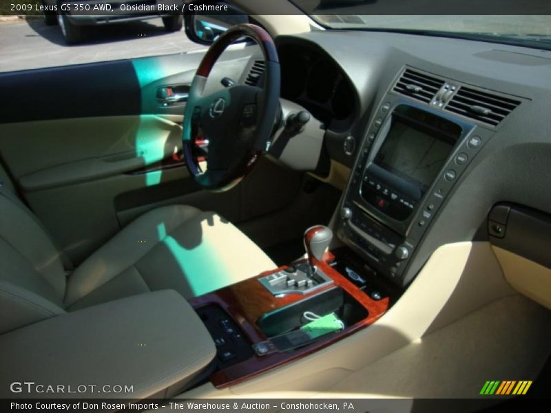 Obsidian Black / Cashmere 2009 Lexus GS 350 AWD