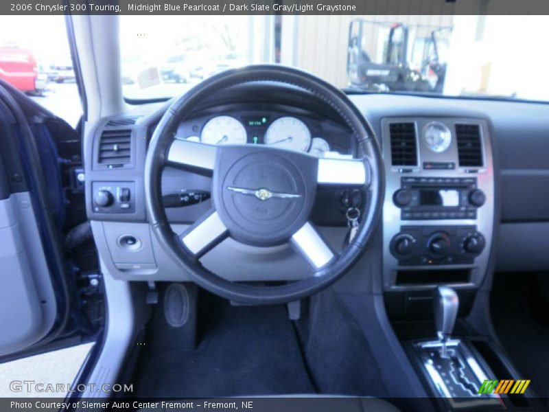 Midnight Blue Pearlcoat / Dark Slate Gray/Light Graystone 2006 Chrysler 300 Touring