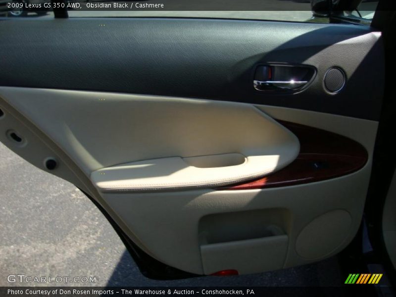 Obsidian Black / Cashmere 2009 Lexus GS 350 AWD