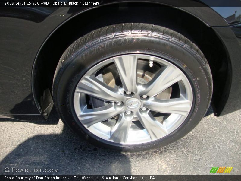 Obsidian Black / Cashmere 2009 Lexus GS 350 AWD