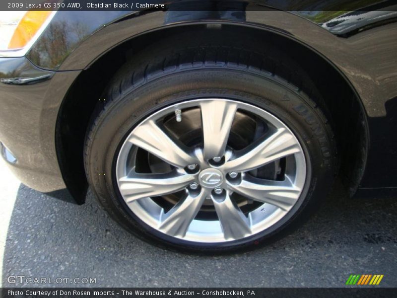 Obsidian Black / Cashmere 2009 Lexus GS 350 AWD