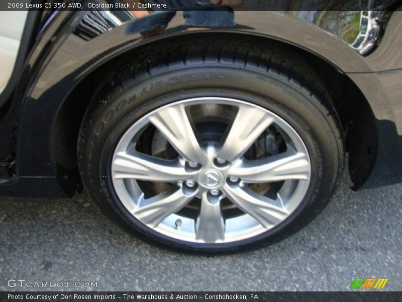 Obsidian Black / Cashmere 2009 Lexus GS 350 AWD