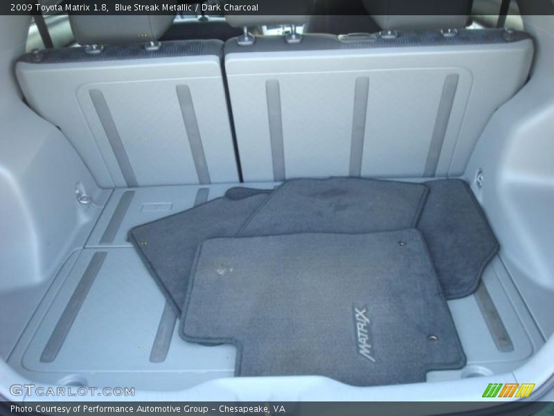 Blue Streak Metallic / Dark Charcoal 2009 Toyota Matrix 1.8