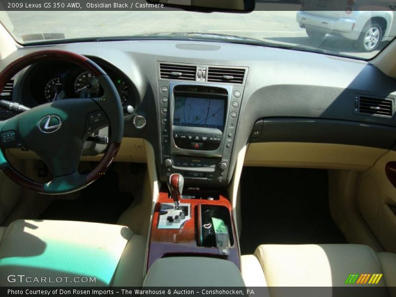 Obsidian Black / Cashmere 2009 Lexus GS 350 AWD