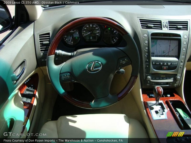 Obsidian Black / Cashmere 2009 Lexus GS 350 AWD