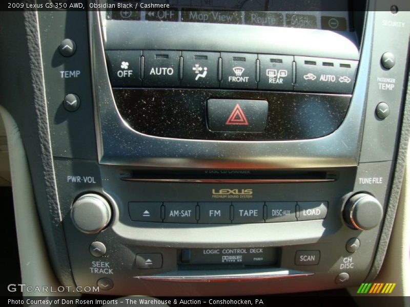 Obsidian Black / Cashmere 2009 Lexus GS 350 AWD