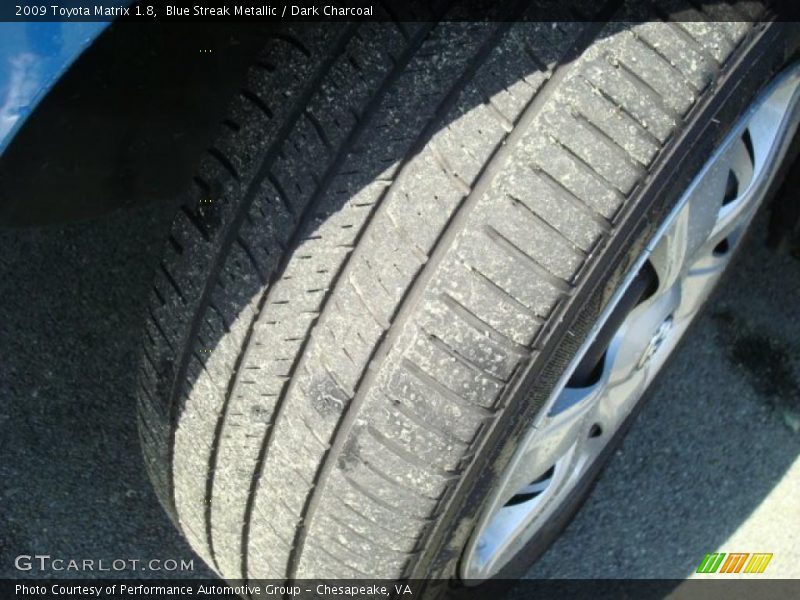 Blue Streak Metallic / Dark Charcoal 2009 Toyota Matrix 1.8
