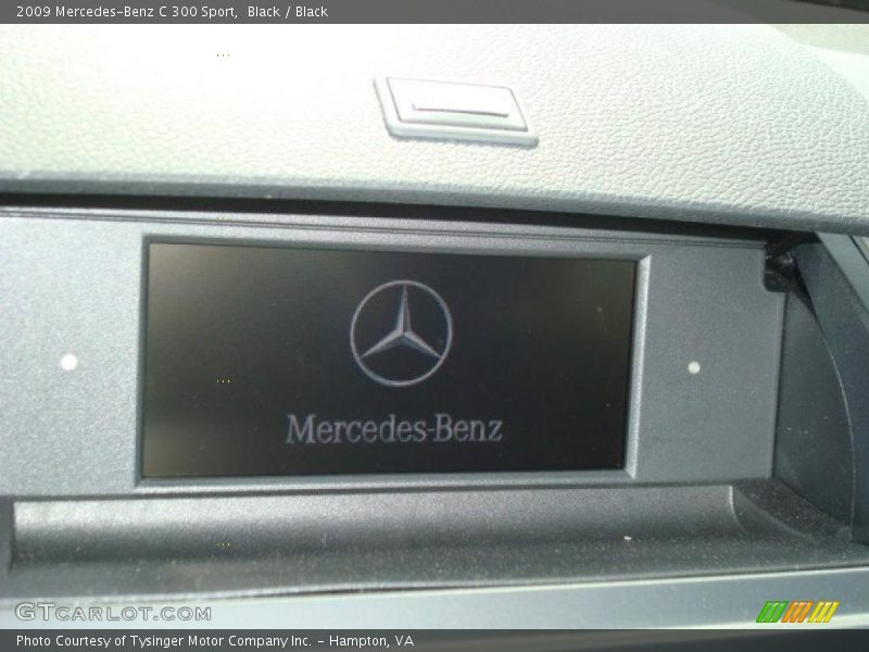 Black / Black 2009 Mercedes-Benz C 300 Sport