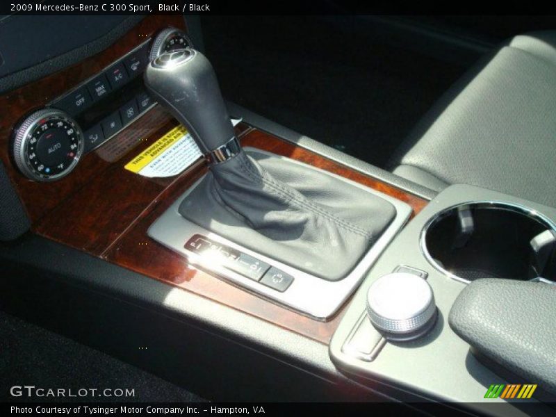 Black / Black 2009 Mercedes-Benz C 300 Sport
