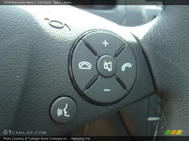 Black / Black 2009 Mercedes-Benz C 300 Sport
