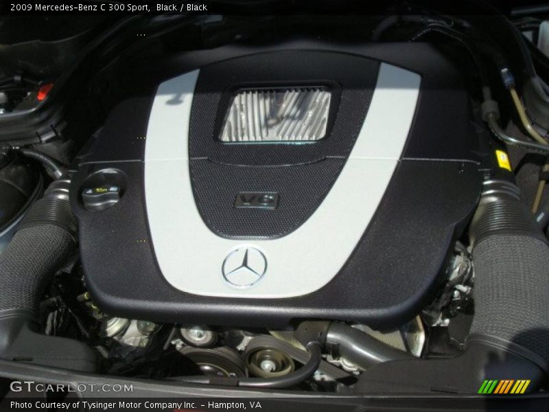 Black / Black 2009 Mercedes-Benz C 300 Sport