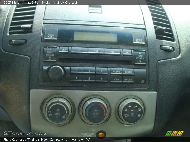 Smoke Metallic / Charcoal 2005 Nissan Altima 2.5 S